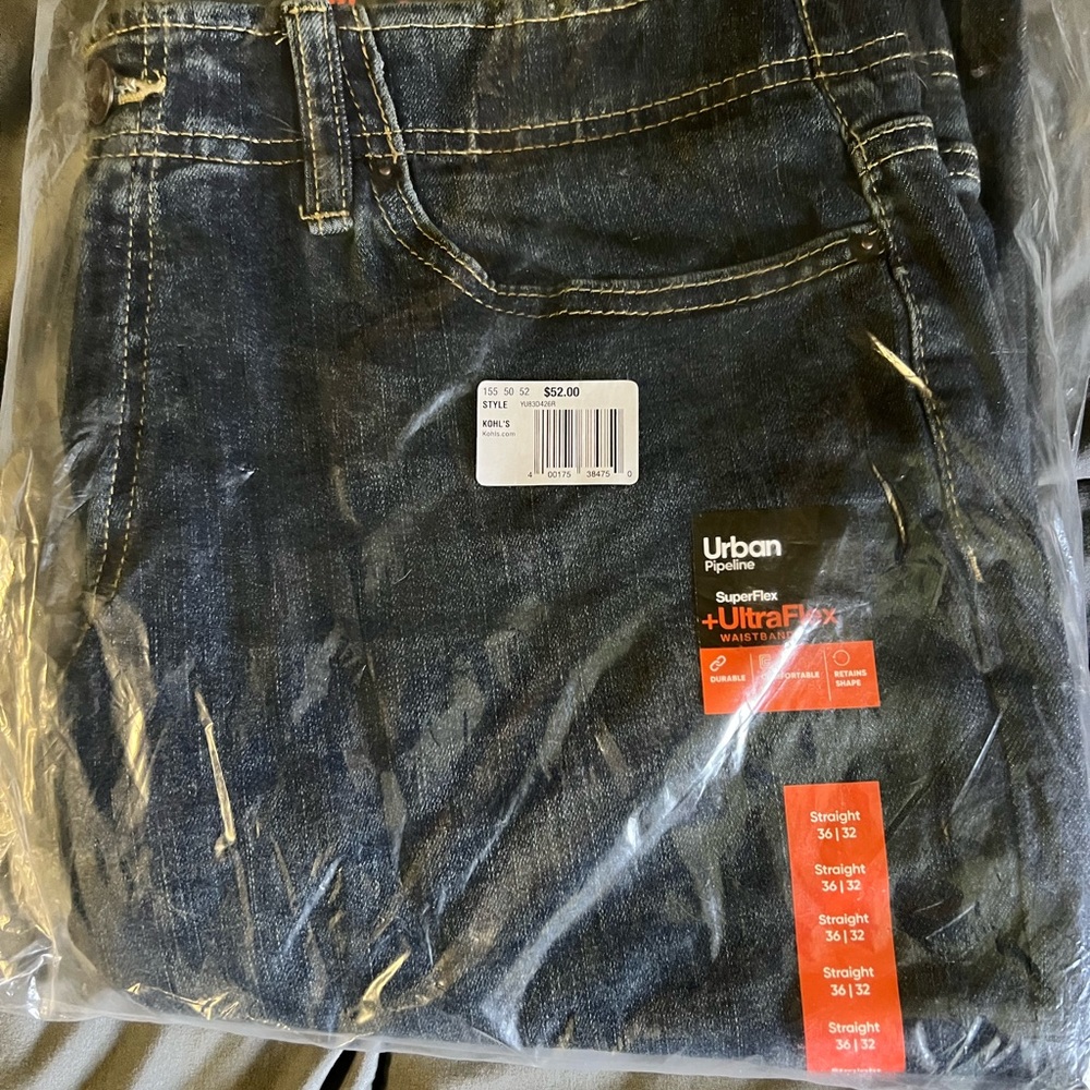 Brand new men’s Urban Pipeline jeans